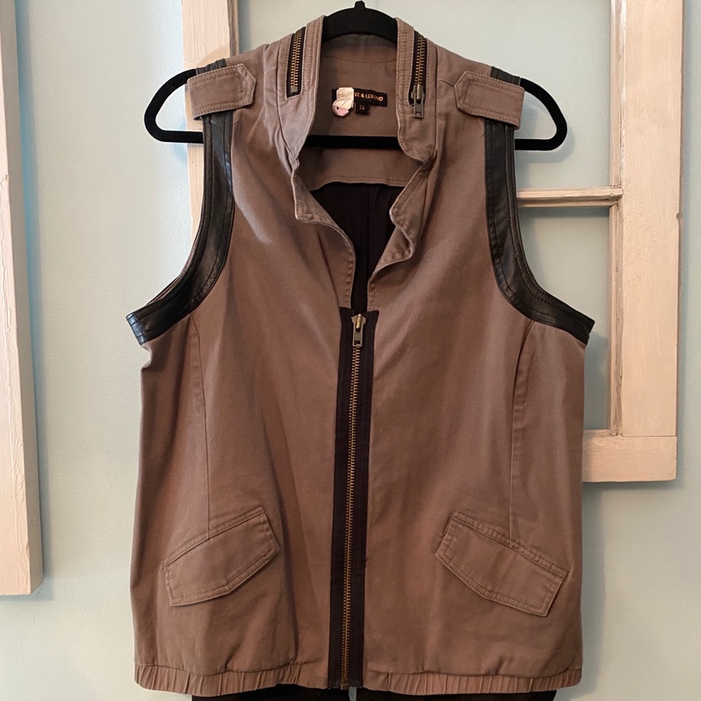Olive Green Vest